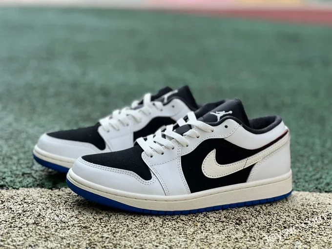 Air Jordan 1 Low HQ0764-001 White Black Streetball Pure Version