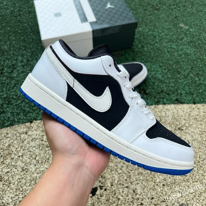 Air Jordan 1 Low HQ0764-001 White Black Streetball Pure Version