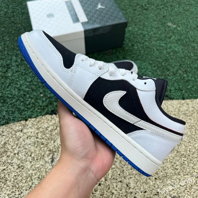 Air Jordan 1 Low HQ0764-001 White Black Streetball Pure Version