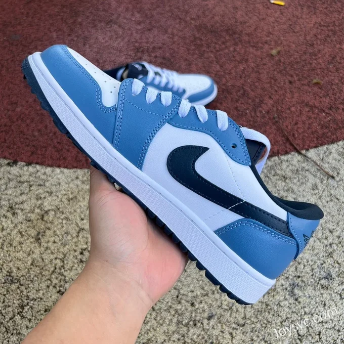 Air Jordan 1 Low Golf DD9315-115 White Blue Black Hook