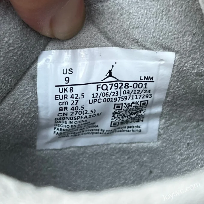 Air Jordan 4 SE FQ7928-001 Grey Black