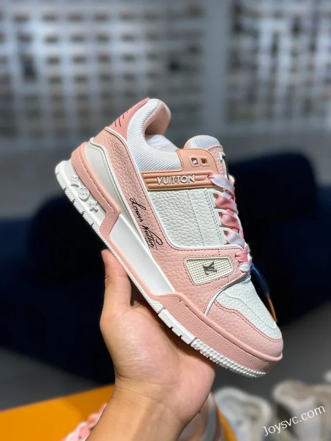 Louis Vuitton Trainer Pink Pebble