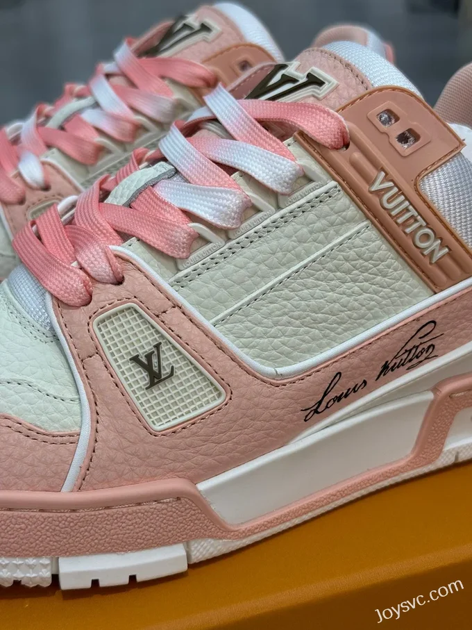 Louis Vuitton Trainer Pink Pebble