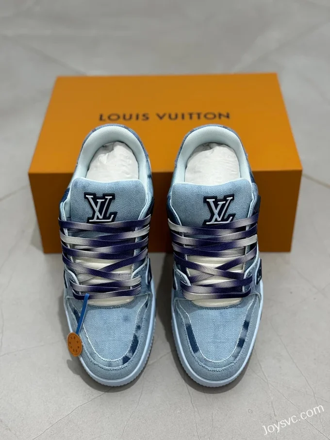 Louis Vuitton Trainer Blue Denim