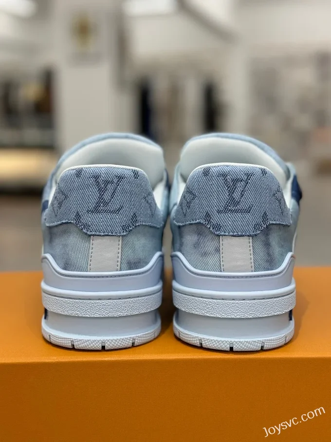 Louis Vuitton Trainer Blue Denim