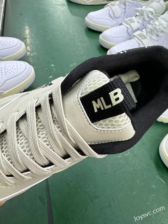 MLB Beige Black Chunky Liner Casual Shoes