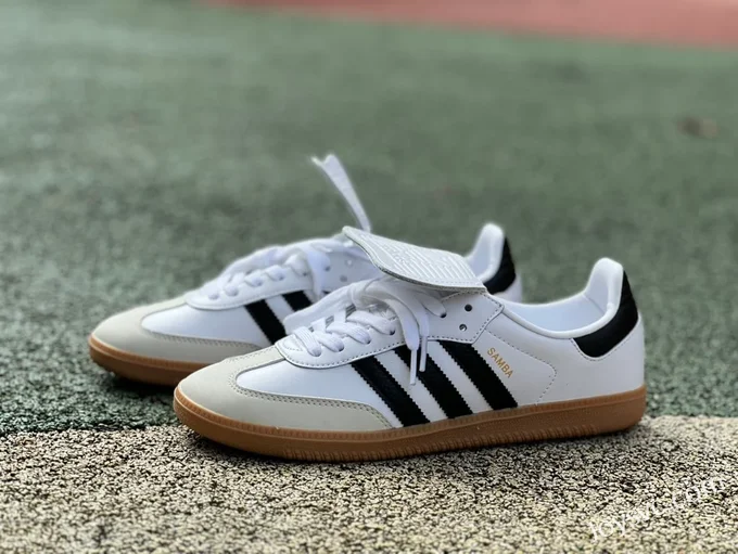 Adidas Samba LT White Grey Black Retro Sneakers IG4279