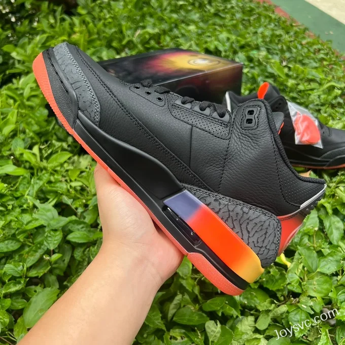 J Balvin x Air Jordan 3 FN0344-001 Black Rainbow