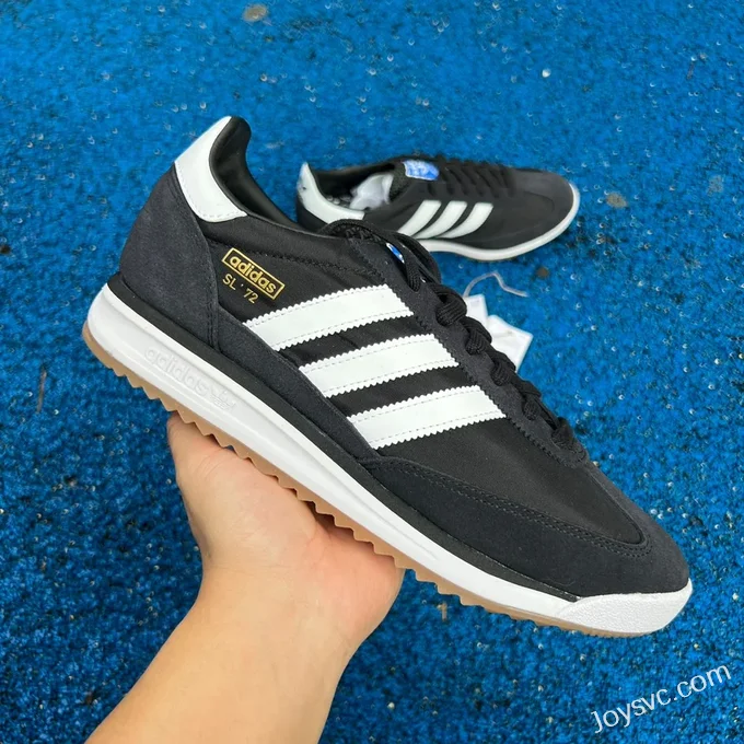 Adidas SL 72 Black White Retro Sneakers JI1282