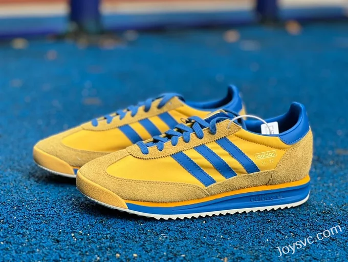 Adidas SL 72 Yellow Blue Retro Sneakers IE6526