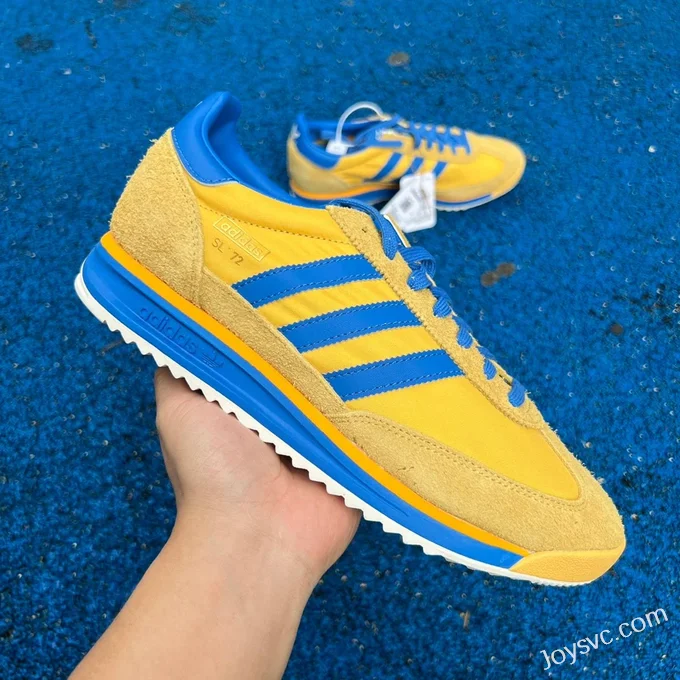 Adidas SL 72 Yellow Blue Retro Sneakers IE6526