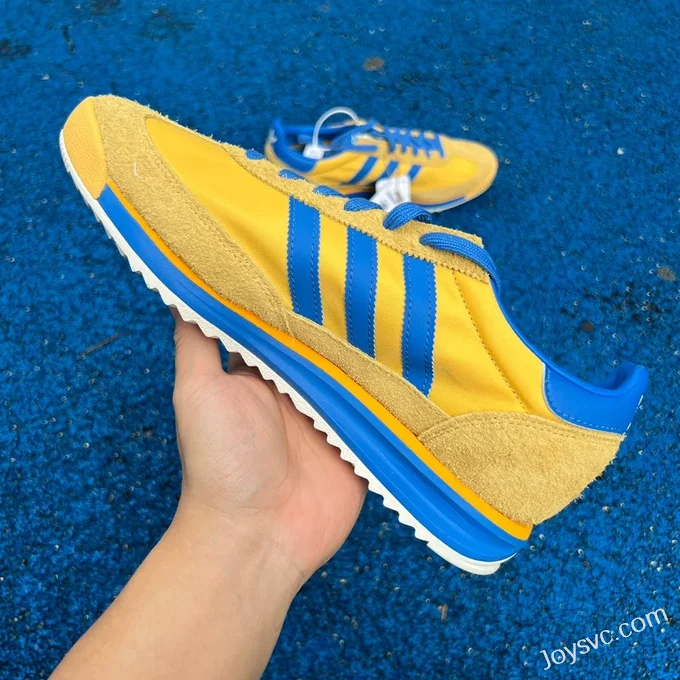 Adidas SL 72 Yellow Blue Retro Sneakers IE6526