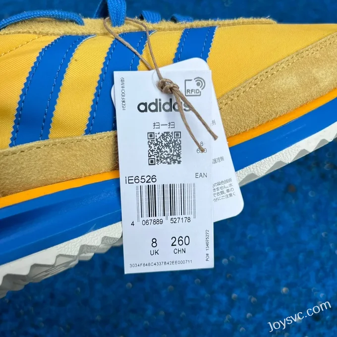 Adidas SL 72 Yellow Blue Retro Sneakers IE6526