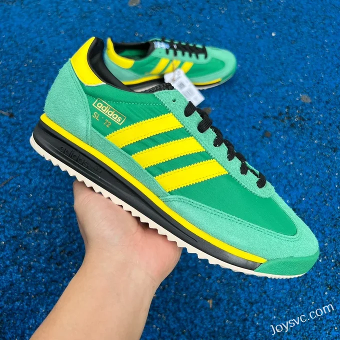 Adidas SL 72 Green Yellow Retro Sneakers IG2133