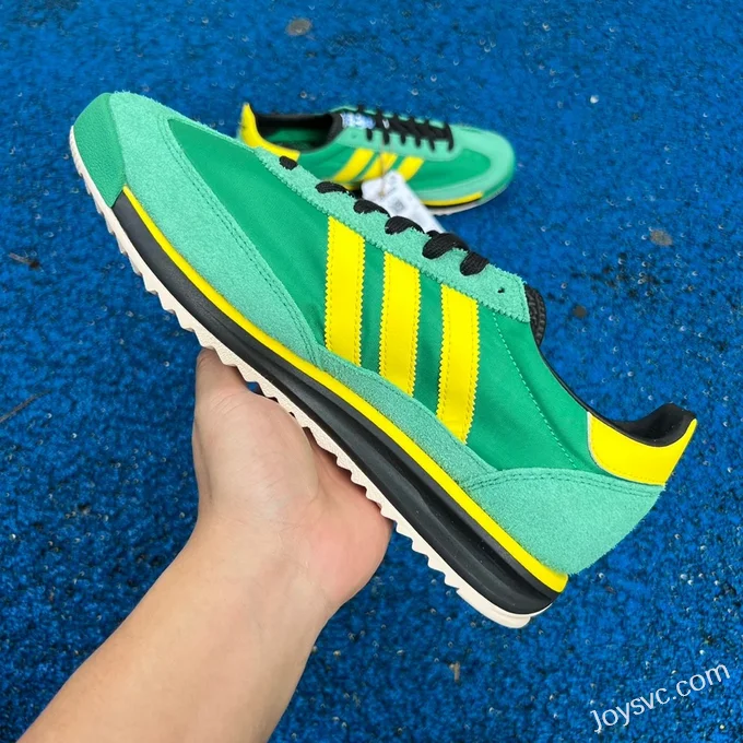 Adidas SL 72 Green Yellow Retro Sneakers IG2133