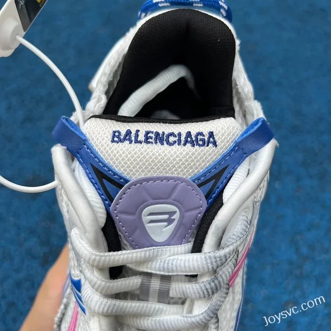 Balenciaga 7.5 White Pink Blue Pure Original Vintage Dad Shoes