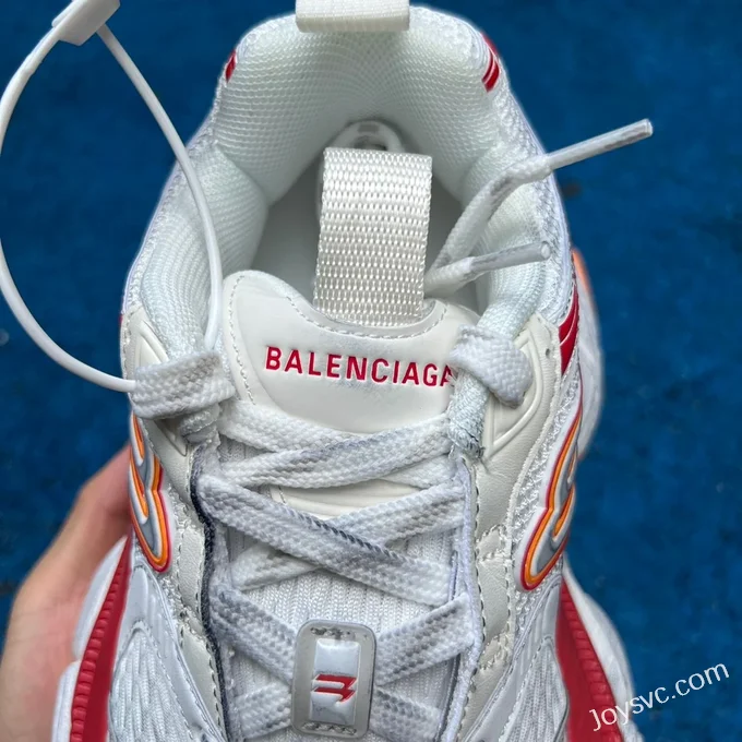 Balenciaga Tire 12 White Orange Red Vintage Dad Shoes