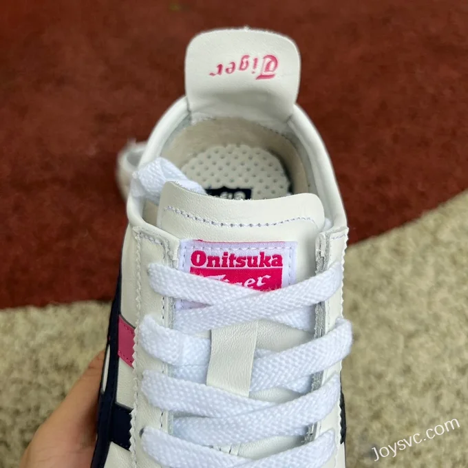 Onitsuka Tiger Mexico 66 Low-Top Sneakers in White Pink & Black