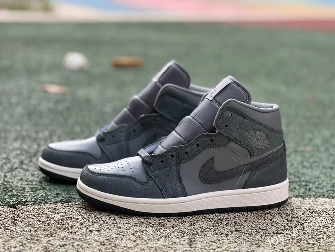 Air Jordan 1 Mid SE FJ3448-001 Dark Grey Casual Shoes