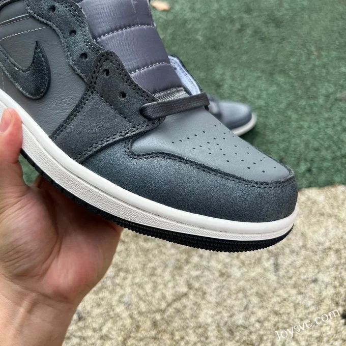 Air Jordan 1 Mid SE FJ3448-001 Dark Grey Casual Shoes