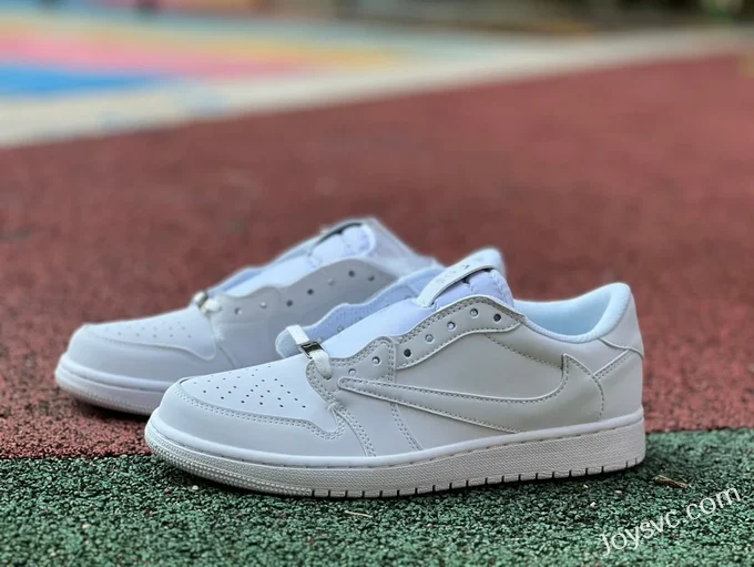 Travis Scott x Air Jordan 1 Low Golf DM7866-202 Triple White Reverse Swoosh