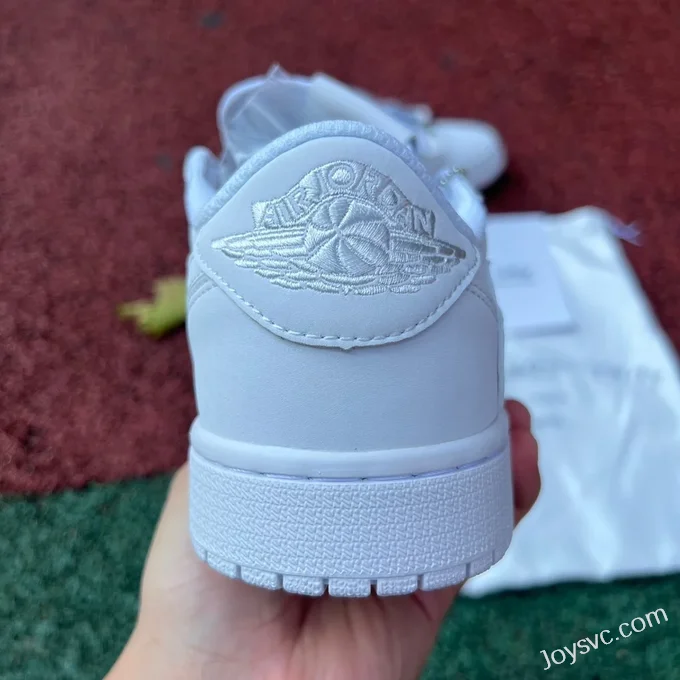 Travis Scott x Air Jordan 1 Low Golf DM7866-202 Triple White Reverse Swoosh