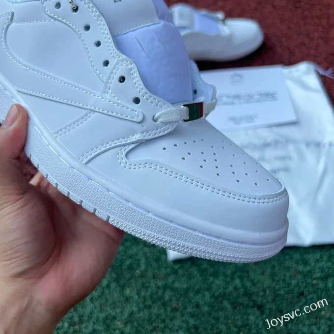 Travis Scott x Air Jordan 1 Low Golf DM7866-202 Triple White Reverse Swoosh