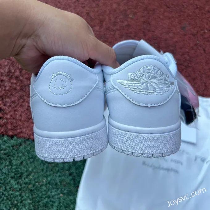 Travis Scott x Air Jordan 1 Low Golf DM7866-202 Triple White Reverse Swoosh