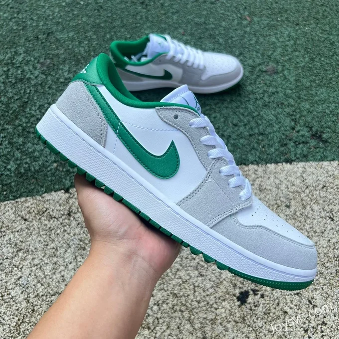 Air Jordan 1 Low Golf DD9315-112 White Grey Green Retro