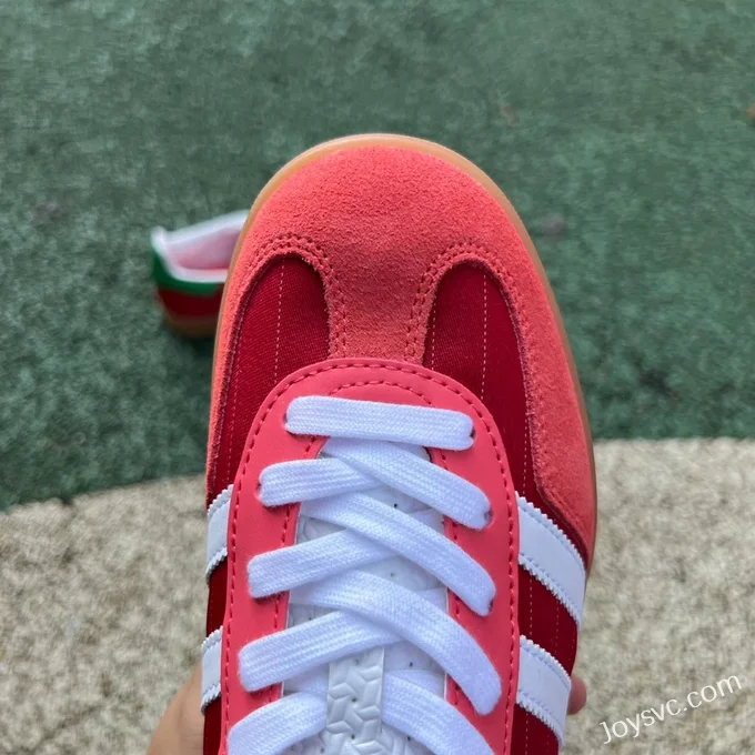 Adidas Gazelle Olympic Red White Green Low Top Sneakers IF9641