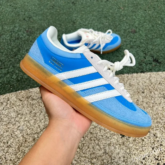 Bad Bunny x Adidas Gazelle Blue White Retro Sneakers IF9734