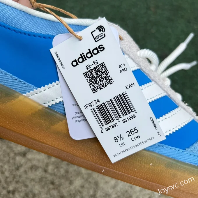 Bad Bunny x Adidas Gazelle Blue White Retro Sneakers IF9734