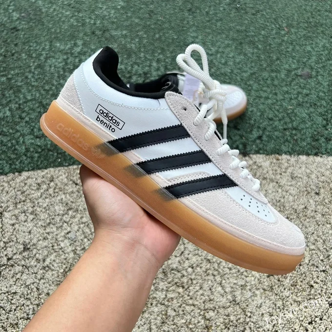 Bad Bunny x Adidas Gazelle Indoor White Black Retro Sneakers IF9735