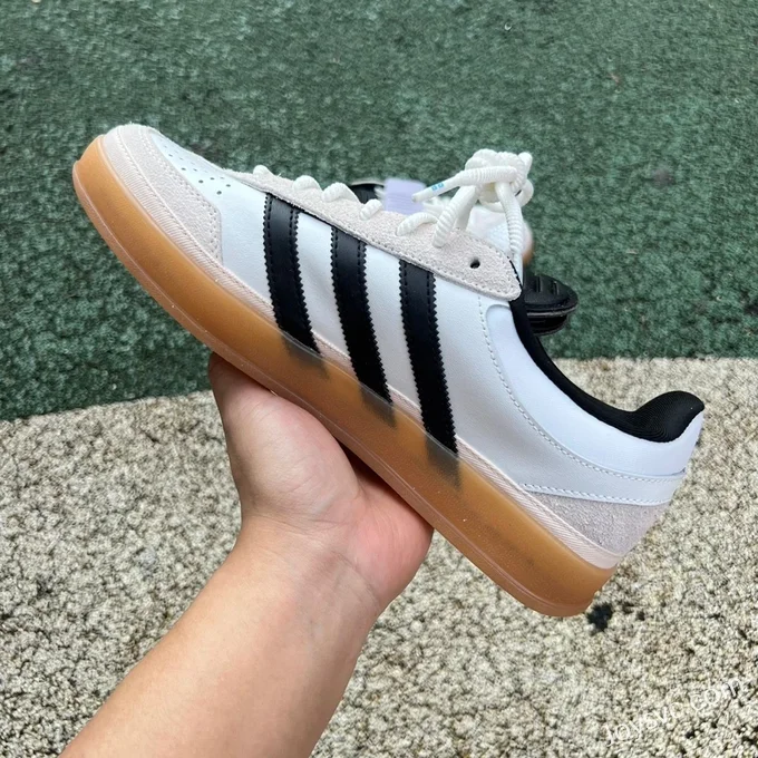 Bad Bunny x Adidas Gazelle Indoor White Black Retro Sneakers IF9735