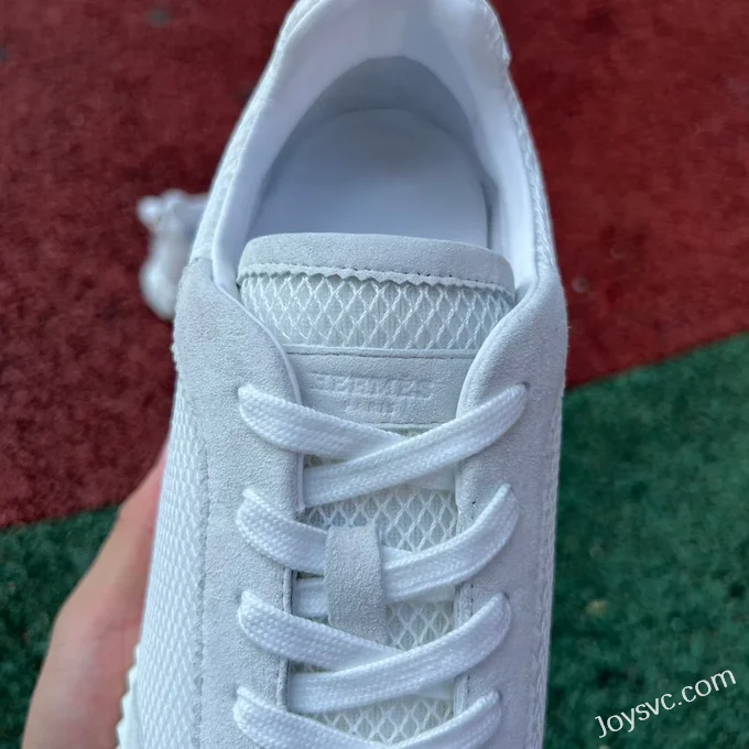 Hermes Bouncing White Brown Men's Sneakers