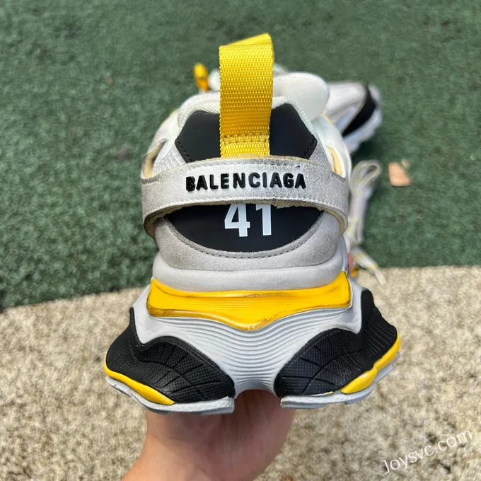 Balenciaga Cargo White Grey Yellow Sneakers