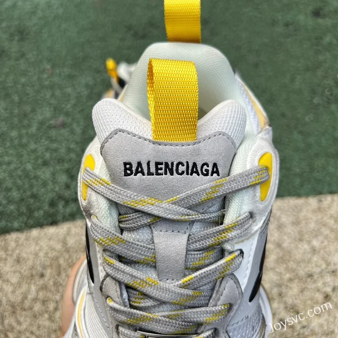 Balenciaga Cargo White Grey Yellow Sneakers