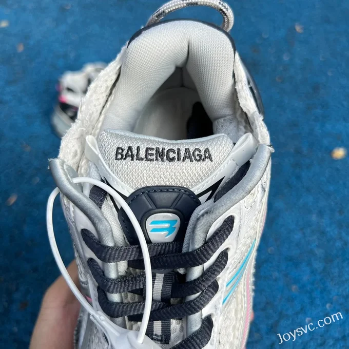 Balenciaga 7.5 White Pink Blue Pure Original Vintage Dad Shoes