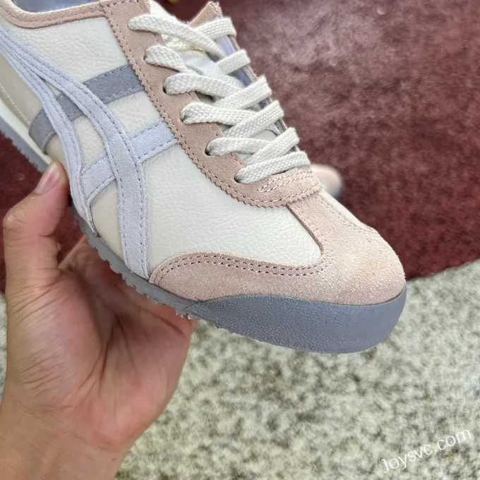 Onitsuka Tiger Mexico 66 Low-Top Sneakers in Beige & Brown