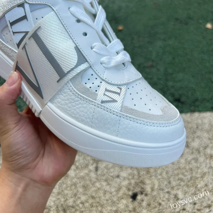 Valentino VL7N Leather Sneakers in Pure White