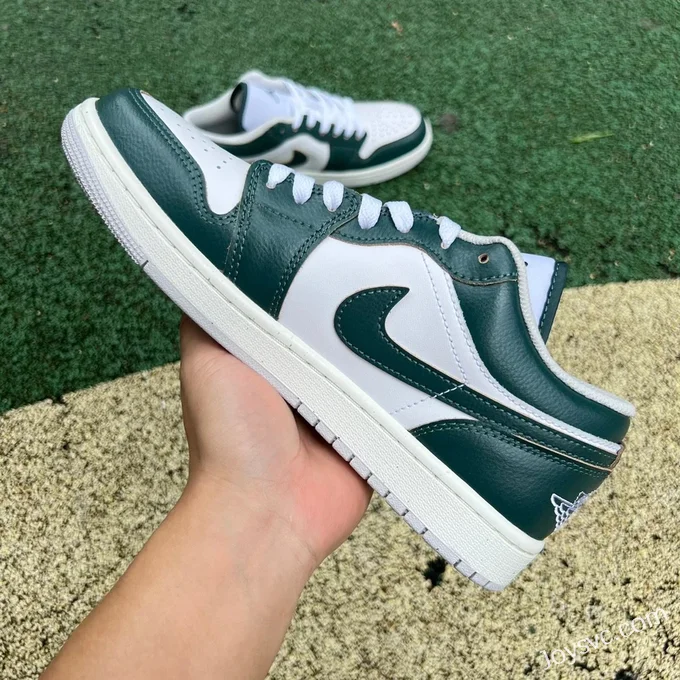 Air Jordan 1 Low FQ7687-300 Graphite Green DT Version