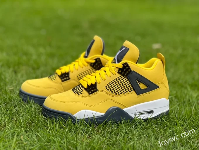 Air Jordan 4 CT8527-700 Black Yellow