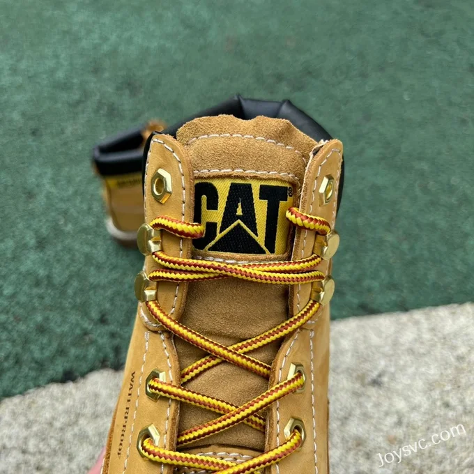 CAT GORE-TEX Outdoor Work Boots Yellow Waterproof