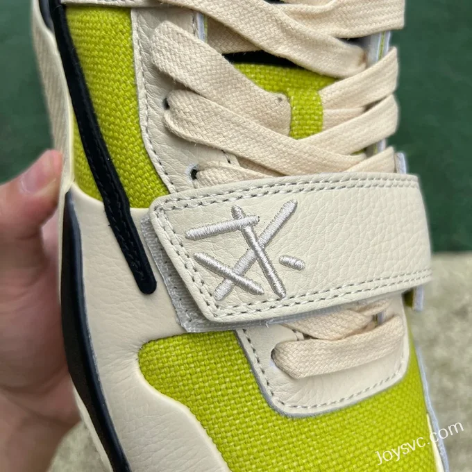 Travis Scott x Jordan Cut The Check FZ8117-102 Beige Yellow Green Black S2 Version