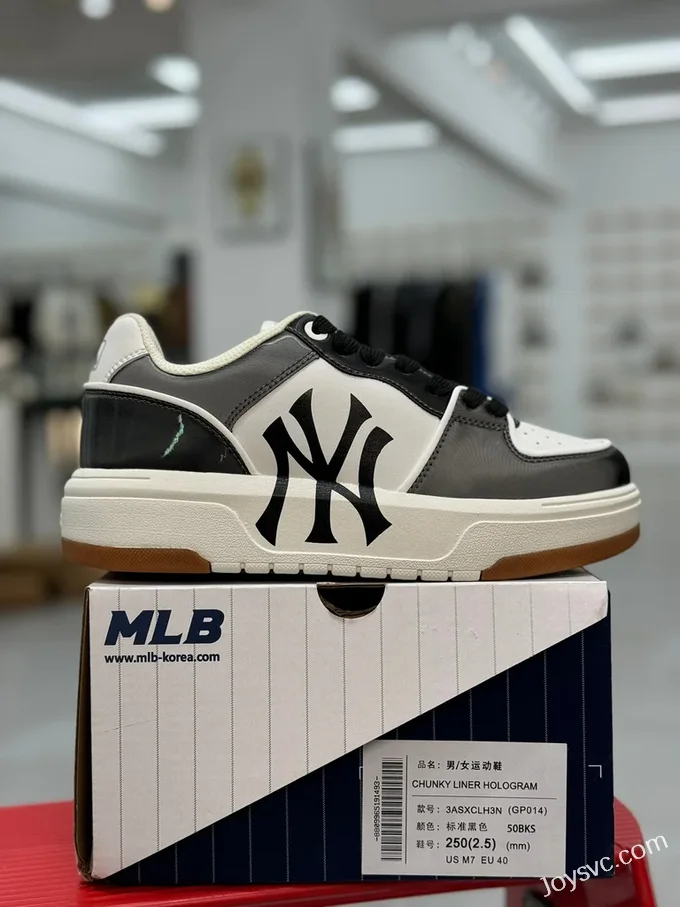 MLB Chunky Liner Liquid Black Dad Shoes GP014