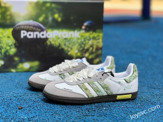 Adidas Samba OG White Green Retro Sneakers