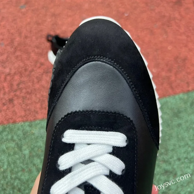 Hermes Bouncing Black White Brown Men's Sneakers