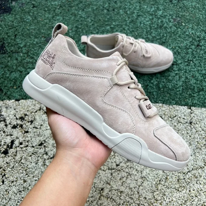 CAT GORE-TEX Low Top Beige Grey Outdoor Boots