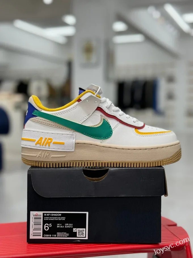 Nike Air Force 1 Shadow Macaron Series White Color 38 CI0919-118