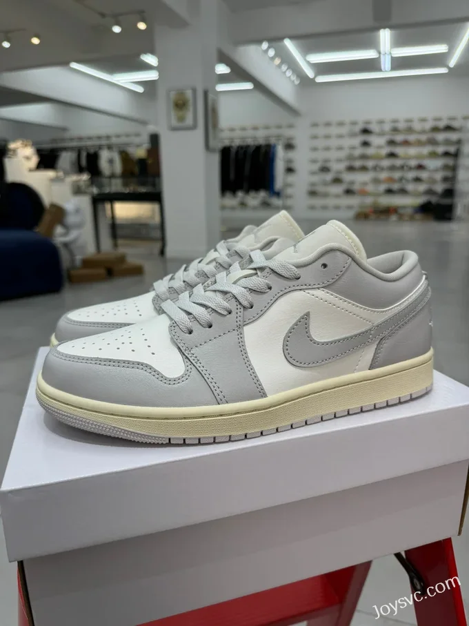 Air Jordan 1 Low DC0774-103 White Grey Top Quality